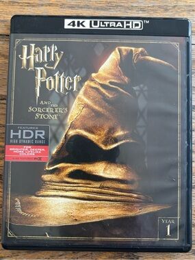 Harry Potter Sorcerer's Stone 4K UHD 3-Disc Set (Case Damage)